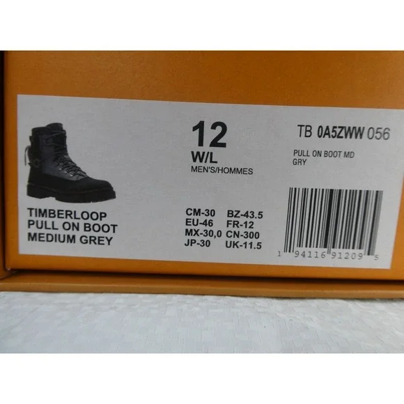 Timberland Men's x Raeburn Pull-On Boot Steel Grey TB0A5ZWW056 Waterproof